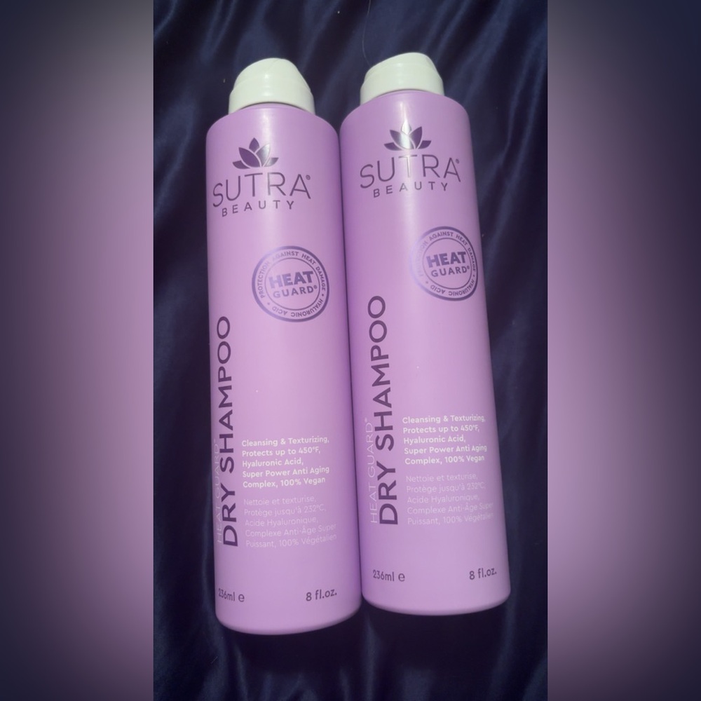 Sutra Beauty Hyaluronic Acid Dry Shampoo with Heat Guard Bundle of 2
